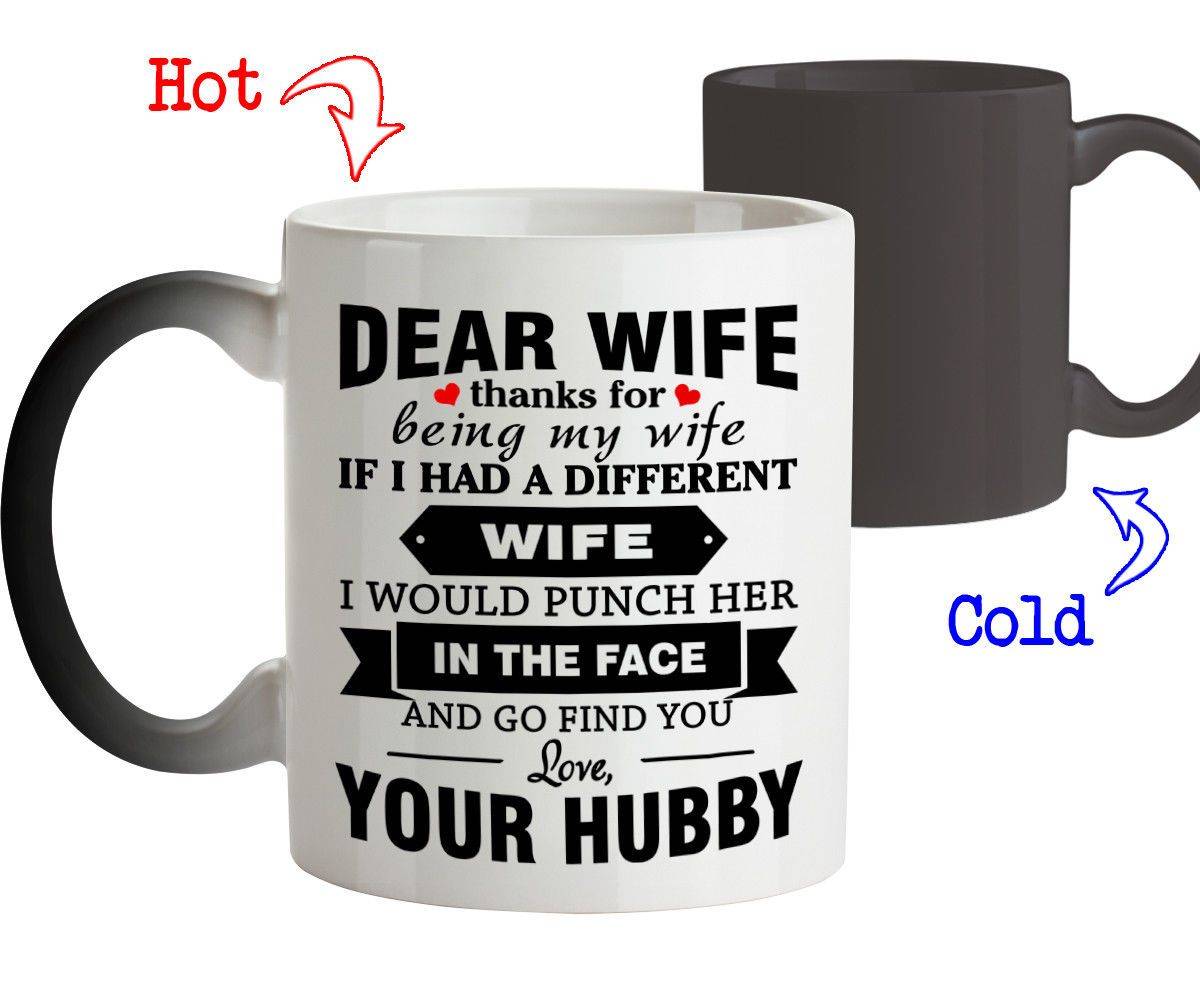Magic Gift For Dear Wife Thanks For Being My Wife- Funny Gift For Wife ...